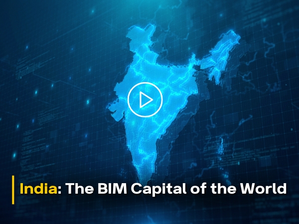 Image: India's rapid ascent as the BIM Capital of the World, showcasing key factors and success stories in the adoption of Building Information Modeling (BIM) technologies within the architecture, eng